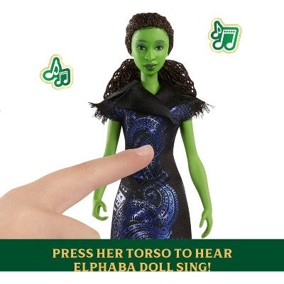 Universal Pictures' Wicked: For Good Singing Elphaba Fashion Doll, Inspired by the Movie, Sings "For Good" in English