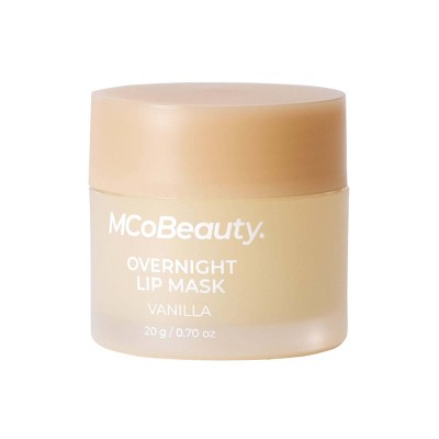MCoBeauty Overnight Lip Mask - Vanilla - 0.7oz: Moisturizing, Smoothing, Vegan, Lip Balm