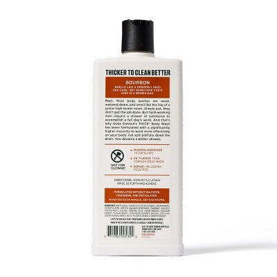 Duke Cannon Supply Co. THICK Men's Body Wash - Buffalo Trace Bourbon - 18 fl oz