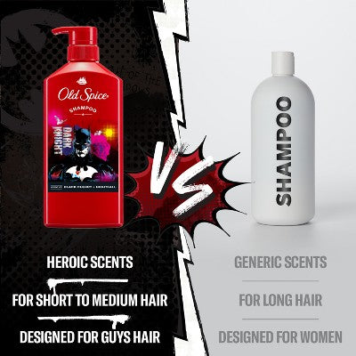 Old Spice Deodorant, Body Wash, Shampoo Holiday DC Batman Gift Set - 4pc/15.9oz: Whole Body Cleansing, Normal Skin