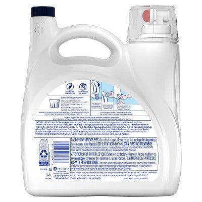 Tide Free & Gentle Unscented HE Deep Cleaning Concentrated Liquid Laundry Detergent 126 Loads - 166 fl oz