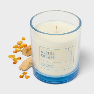 Glass Alpine Escape Jar Candle - Room Essentials