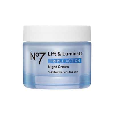 No7 Lift & Luminate Triple Action Night Cream - 1.69 fl oz