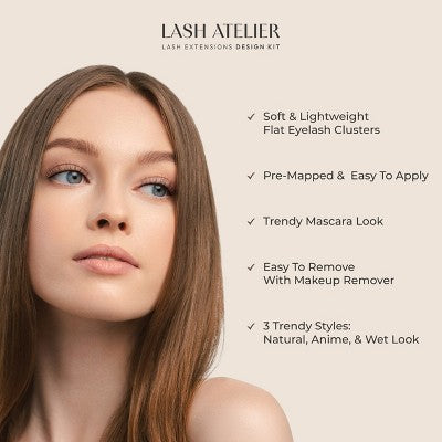 KISS Products Lash Atelier Design False Eyelashes Kit - 82ct
