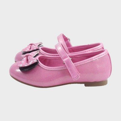 Toddler Girls' Disney Minnie Mouse Ballet Flats - Pink 12T