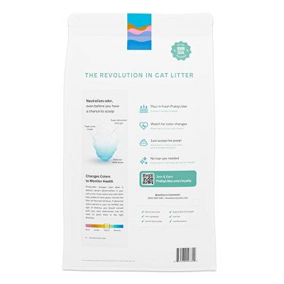 PrettyLitter Aloe Scented Non-Clumping Low Dust Lightweight Odor Control Cat Litter - 8lbs