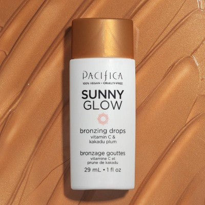Pacifica Sunny Glow Bronzing Drops - 1 fl oz: Illuminating Vegan Face Bronzer, Paraben & Phthalate-Free Formula