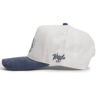 Waggle Adult Cotton Baseball Hat - Alpha Corduroy Brim