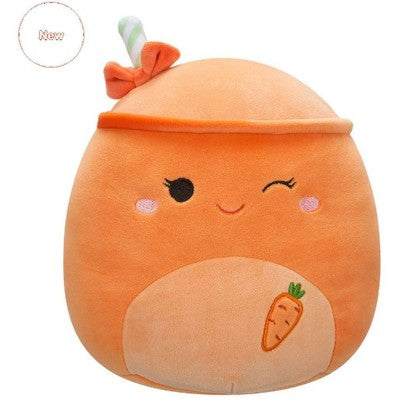 Squishmallows 8-inch Carotene the Winking Carrot Juice Plush Toy