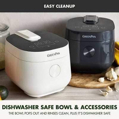 GreenPan Bistro Carb Reducing Rice Cooker Graphite