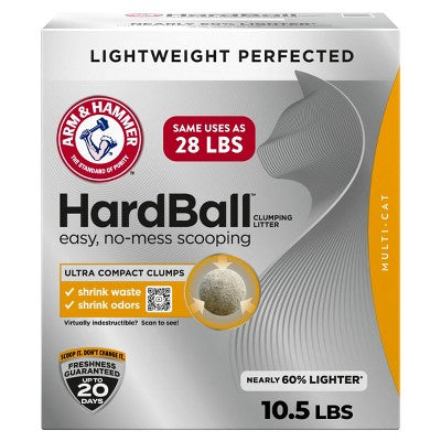 Arm & Hammer Hardball Cat Litter - 10.5lbs