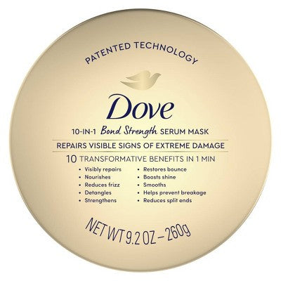 Dove Beauty Bond Strength Peptide Complex Serum Hair Mask - 9.2oz