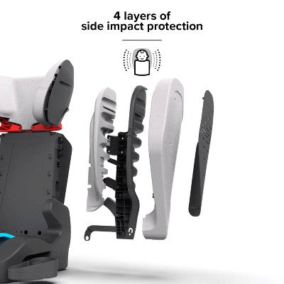 Diono Monterey 4DXT 2-in-1 Latch Expandable Belt Positioning Booster - Blue (LOCAL PICKUP ONLY)