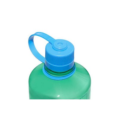 Nalgene 32 fl oz Plastic Narrow Mouth Water Bottle - Pastel Green: Portable Drinkware, Recycled Material
