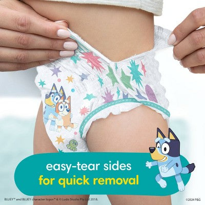 Pampers Easy Ups Bluey Training Underwear - Size 5T6T - 15ct