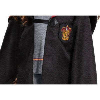 Kids' Harry Potter Hermione Granger Classic Halloween Costume Dress with Attached Robe M (7-8): Hermione Costume for Kids