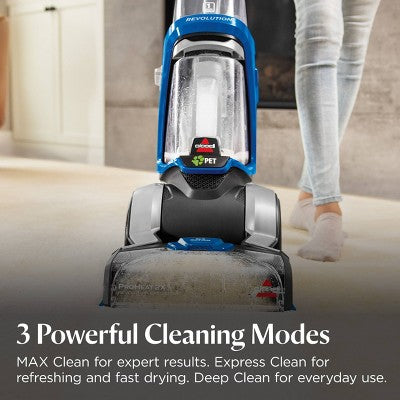 BISSELL ProHeat 2X Revolution FreshStart Pet Hair Pick-Up Carpet Cleaner 3579T 20' 11" Cleaning Path Gray (LOCAL PICKUP ONLY)