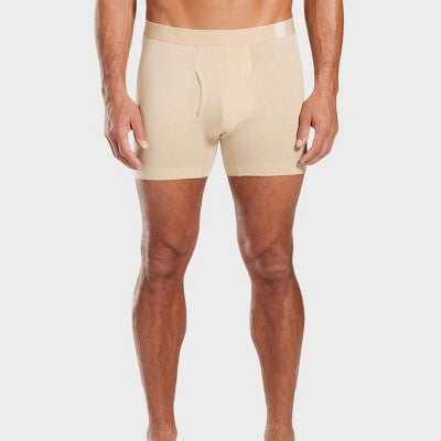 Pair of Thieves Men's 3pk SuperiAir Boxer Briefs - Brown XL: Tagless, Flat Seams, Knit Fabric