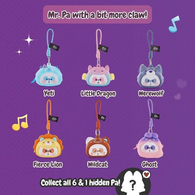 Mr.Pa Morphling Little Pa Series Silicone Case for Wireless Earbuds Blind Box Collectible