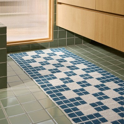 1'6"x5' Cotton Tile Bath Runner Cove - Parachute for Target