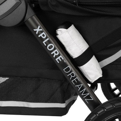 Evenflo Pivot Xplore Dreamz Stroller Wagon with Infant Car Seat Adapter - Jetsetter Black (LOCAL PICKUP ONLY)