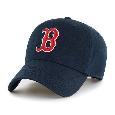 MLB Boston Red Sox Clean Up Hat: Cotton Adjustable Strap, Team Logo Design
