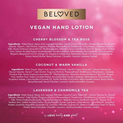 Beloved Hand Lotion Variety Gift Set - 3ct