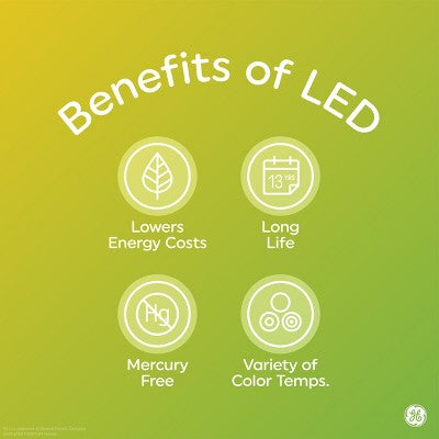 GE 2pk LED+ Dusk to Dawn A19 LED Decorative Light Bulb Soft White