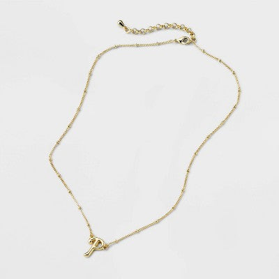 Bijoux Sport by Luv Aj MLB Logo Pendant Necklace - Philadelphia Phillies: Brass Chain, Lobster Claw Clasp, 12" Length