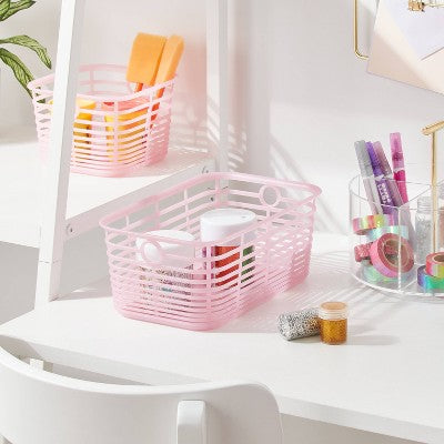 Aria Jelly Decorative Basket Small Pink - Brightroom
