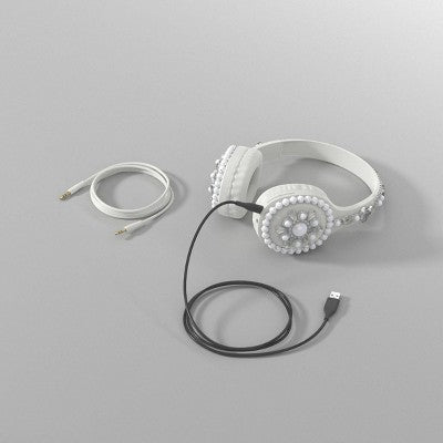 Embellishment Wireless On-Ear Headphones - Heyday Cream