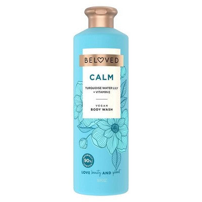 Beloved Calm Vegan Body Wash with Turquoise Water Lily & Vitamin E - 18 fl oz