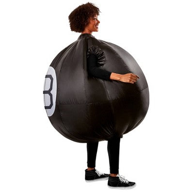 Adult Magic 8 Ball Costume Inflatable Suit - One Size Fits Most
