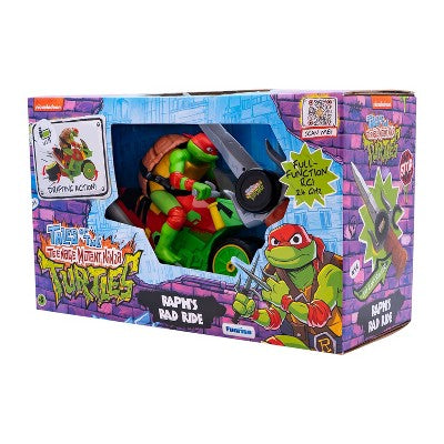 Teenage Mutant Ninja Turtles RC Raph's Rad Ride: Remote Control Motorcycle
