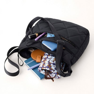 Vera Bradley Women's Outlet Ultralight Trio Zip Hipster Crossbody Bag Moonless Night