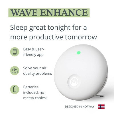 Airthings Wave Enhance Indoor Air Quality Monitor
