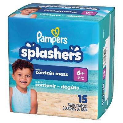 Splashers Pampers Swim Diapers Jumbo Pack - Size 6+ - 15ct