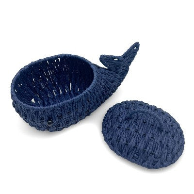 Decorative Basket Blue - Bullseye's Playground