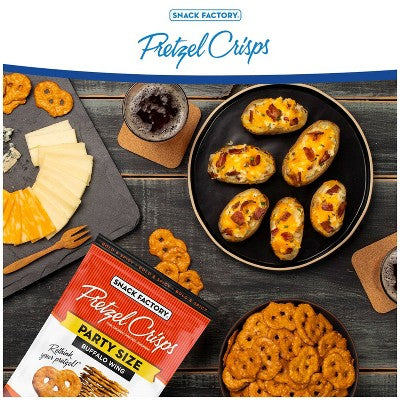 Snack Factory Pretzel Crisps Buffalo Wing Party Size - 14oz