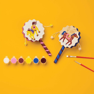 2ct Lunar New Year Craft Spin Drum Painting Activity Kit - Mondo Llama