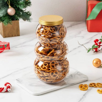Cook With Color Food Gifting Jar Snowman