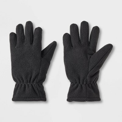 Boys' Regular Glove - Cat & Jack Black 4-7