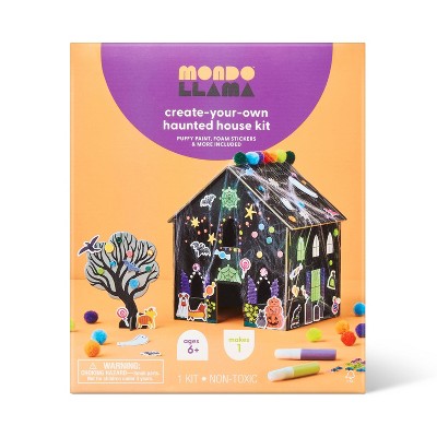 Halloween Craft Tabletop Haunted House Kit - Mondo Llama