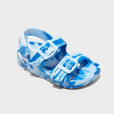 Toddler Ade Footbed Sandals Blue 11T: Open Toe Design