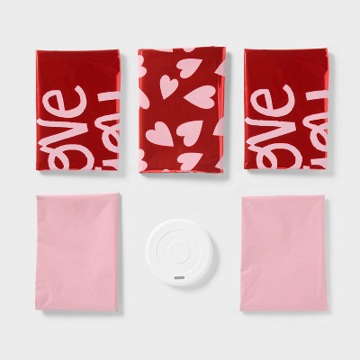 5ct Pre-Inflated Helium Valentine's Day Foil Balloon Bundle - Spritz