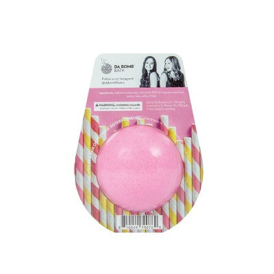 Da Bomb Bath Fizzers Strawberry Banana Smoothie Bath Bomb - 3.5oz