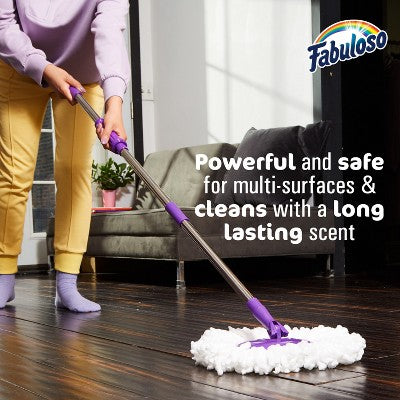Fabuloso Limited Edition Winter Berry Multi-Purpose Cleaner, 2X Concentrated Formula, Floor Cleaner - 33.8 fl oz Bottle