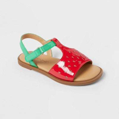 Toddler Lucy Strawberry Sandals - Cat & Jack Red 12T