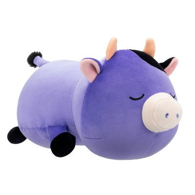 Squishmallows 18" Large Plush Ingred Dark Purple Cow Sleepamallows