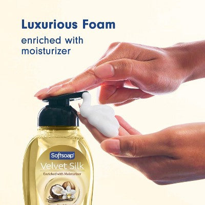 Softsoap Velvet Silk Caramelized Coconut & Vanilla Foaming Hand Soap - 9 fl oz